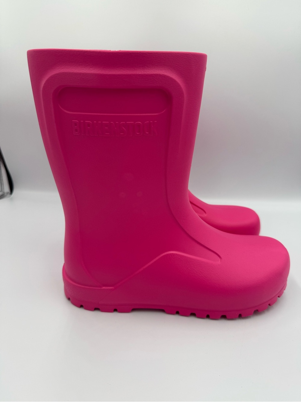 NEW Birkenstock Derry Kids Girls EVA Neon Pink Waterproof Rain Boots EU 34 - Picture 10 of 17